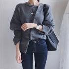 Asymmetric Buttoned Sweater