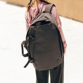 Sport Zip Backpack Black - One Size