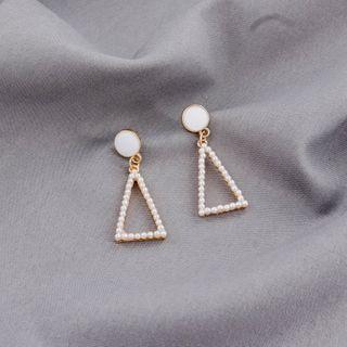 Faux Pearl Drop Earrings Era041 - 13