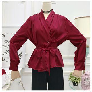 Long-sleeve Silk Shirt