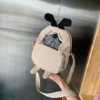 Cartoon Dog Canvas Crossbody Bag