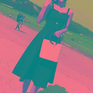 Sleeveless Button-up Dress