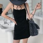 Chain Strap Mini A-line Dress