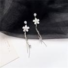 Flower Fringed Earring / Clip-on Earring