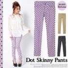 Polka Dot Skinny Pants