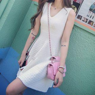 V-neck Sleeveless Tank Dress