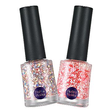 Holika Holika - Glitter Nails Set : Glitter Nail #gt04 + Glitter Nail #gt05 2 Pcs