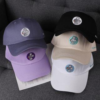 Embroidered Mouse Baseball Cap