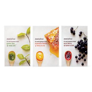 Innisfree - Variety Pack - Its Real Squeeze Mask - 5 Flavors