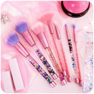 Glittered Makeup Brush Set