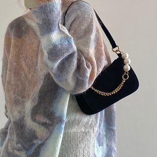Faux Pearl Chain Shoulder Bag