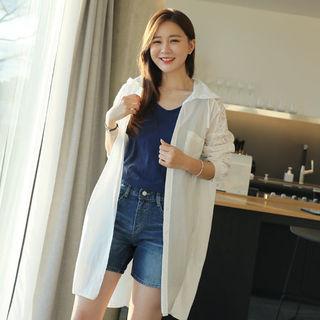 Lace-detail Hooded Jacket