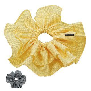 Gingham Tiered Scrunchy Hair Tie