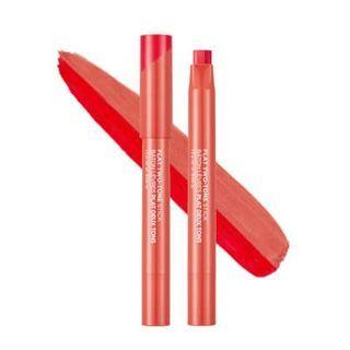 The Face Shop - Fmgt Flat Two-tone Stick - 6 Colors #03 Orange Meets Red
