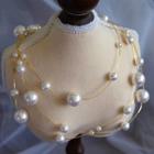 Wedding Faux Pearl Layered Headpiece White Headpiece - One Size