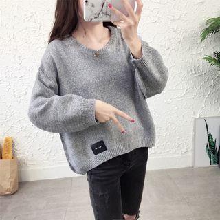Plain Boxy Sweater