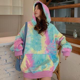 Tie Dye Hooded Sweatshirt