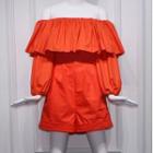 Long-sleeve Cold Shoulder Romper