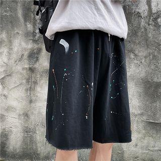 Paint Splatter Shorts