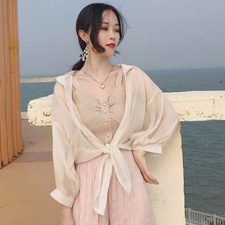 Sleeveless Top / Light Jacket