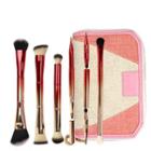 Set Of 14: Makeup Brush Red & Gold - One Size