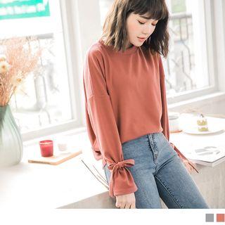 Tie-cuff Loose-fit Top