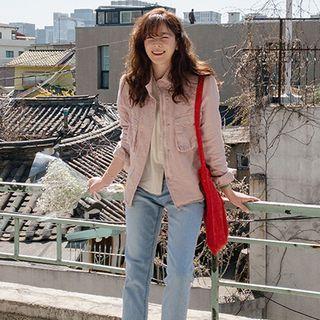 Linen Blend Field Jacket