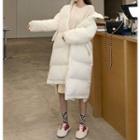 Loose-fit Padded Coat White - One Size