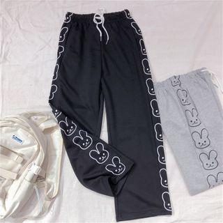 Rabbit Print Sweatpants