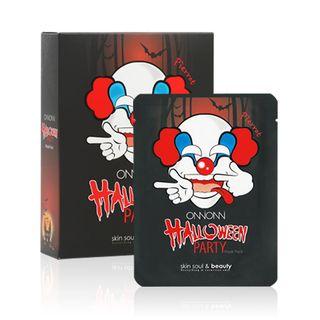 Onnionni - Halloween Party Mask Pack Set (pierrot) 10pcs