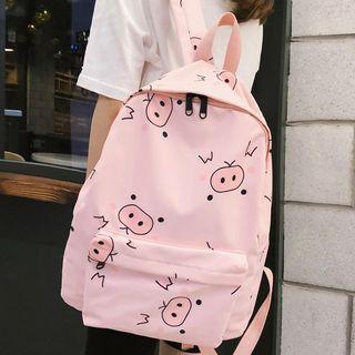 Nylon Printed Backpack