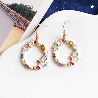 Spaceship Dangle Earring
