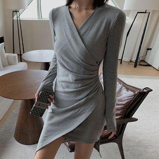 Crisscross High-waist Sheath Dress