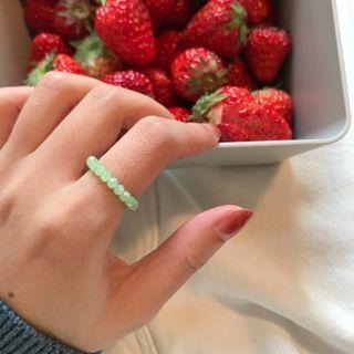 Bead Ring Green - One Size