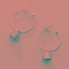 925 Sterling Silver Bell Drop Earring 1 Pair - As Shown In Figure - One Size