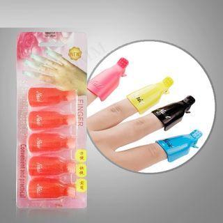 Gel Nail Remover Clips Set Of 5: Gj-95 - One Size