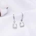 Rhinestone Ear Stud Silver - One Size