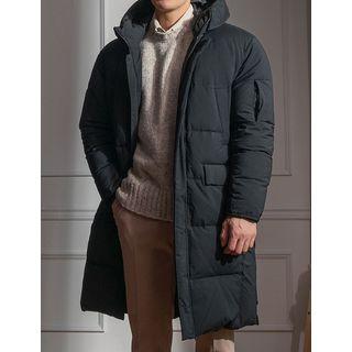 Hooded Long Duck Down Padded Jacket