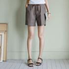 Drawstring-waist Summer Shorts