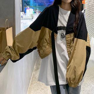 Snap Buckle Jacket / Plain T-shirt