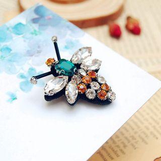 Rhinestone Bug / Pineapple Brooch (various Designs)