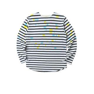 Paint-splatter Stripe T-shirt