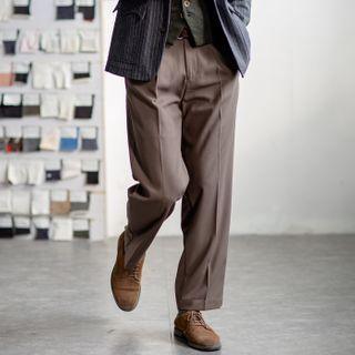 Plain Straight Trousers
