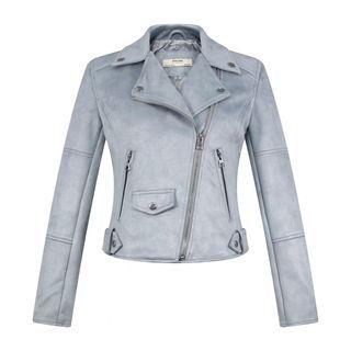 Plain Cropped Rider Jacket