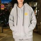 Smiley Face Zipped Jacket