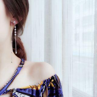 Sterling Silver Non-matching Drop Earring