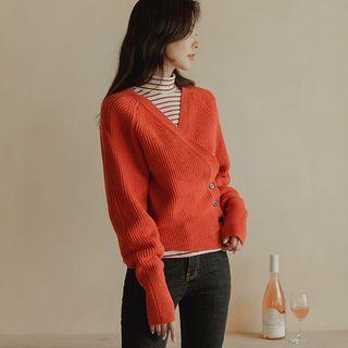Raglan Woolen Wrap Cardigan