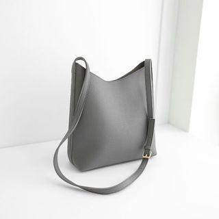 Colored Faux-leather Cross Bag