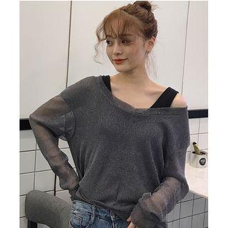 Glitter Knit Pullover
