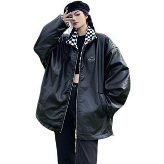Zip Jacket Black & White - One Size